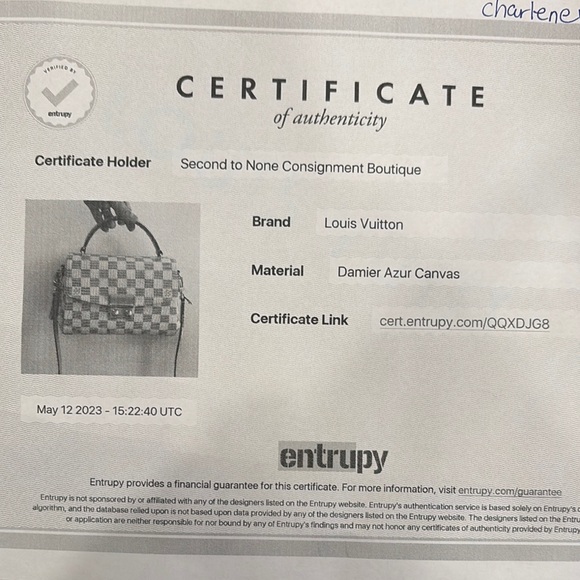 Louis Vuitton Checkered Handbag - Picture 2 of 9